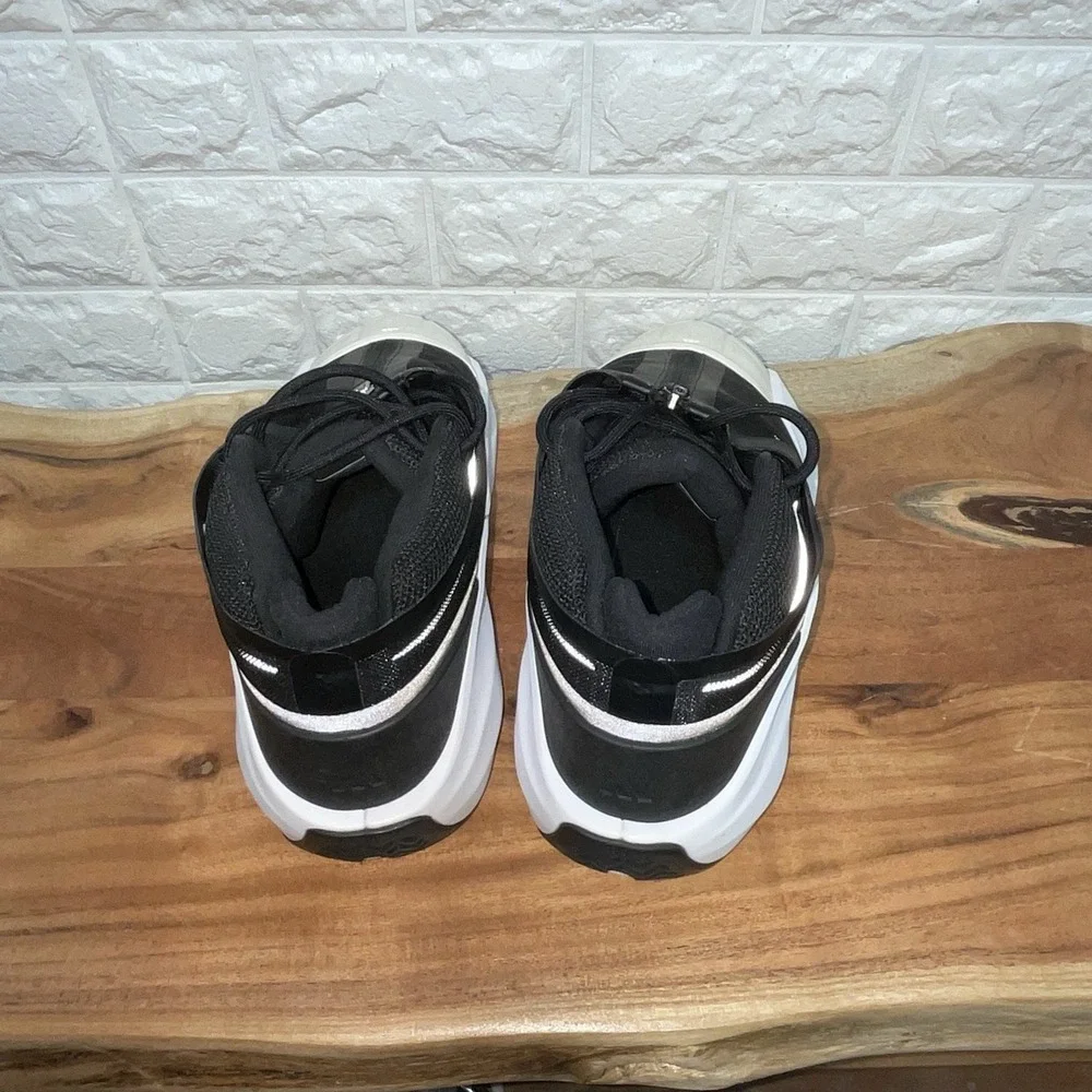 adidas crazy iiinfinity black white zip‎ basketball shoes mens 8